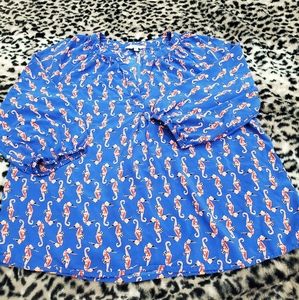 Crown and Ivy seahorse shirt